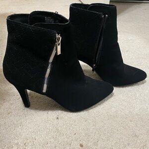 Black heeled Half boots